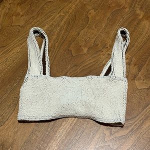 ASOS crinkle bikini top